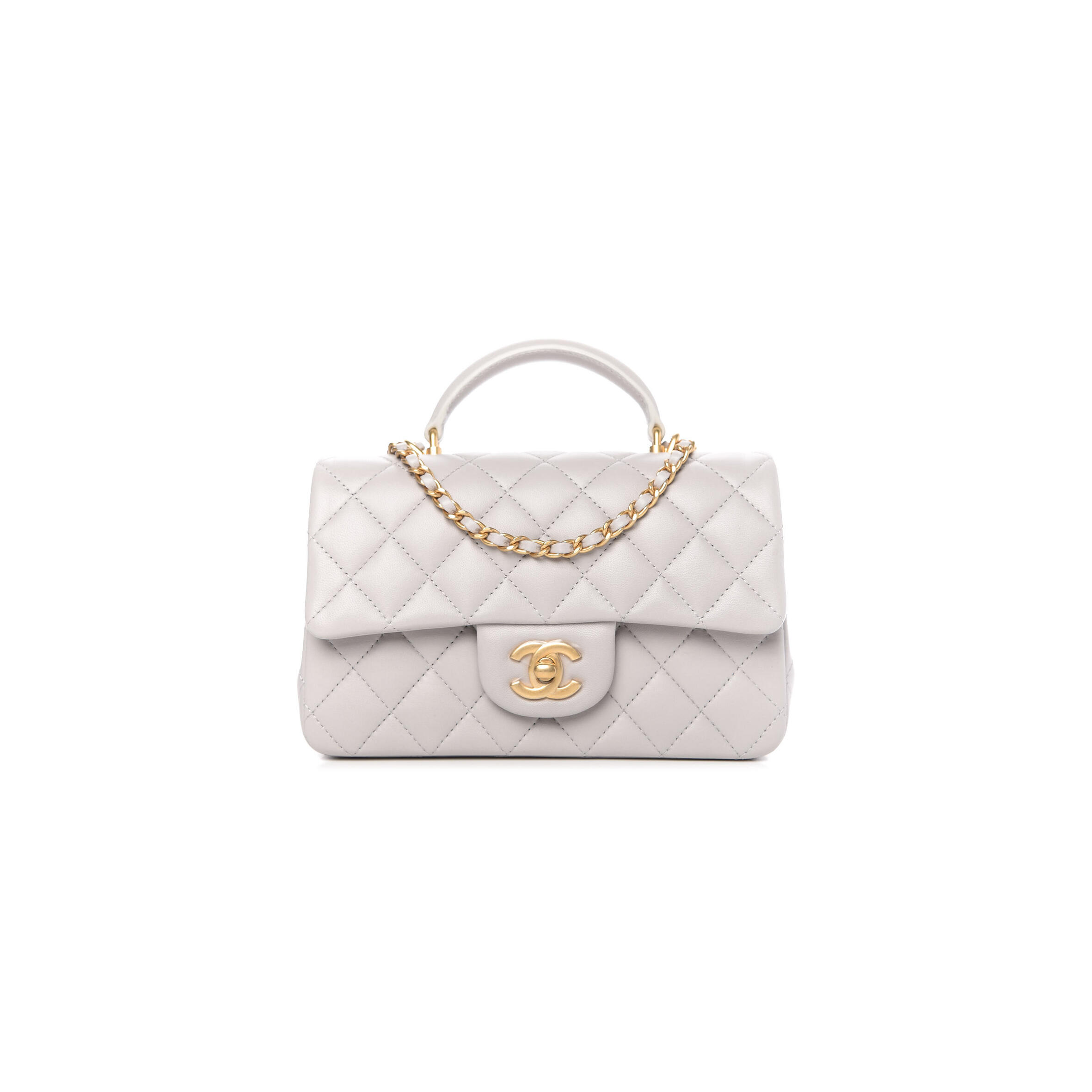 CHANEL MINI TOP HANDLE FLAP 782022 (20*13*6cm)